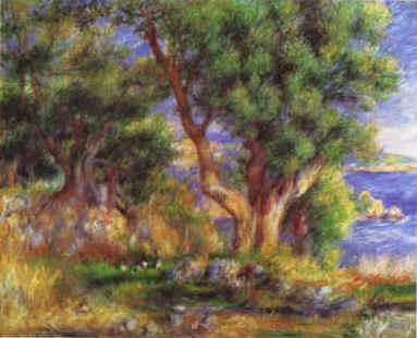Pierre Renoir Landscape on the Coast near Menton China oil painting art